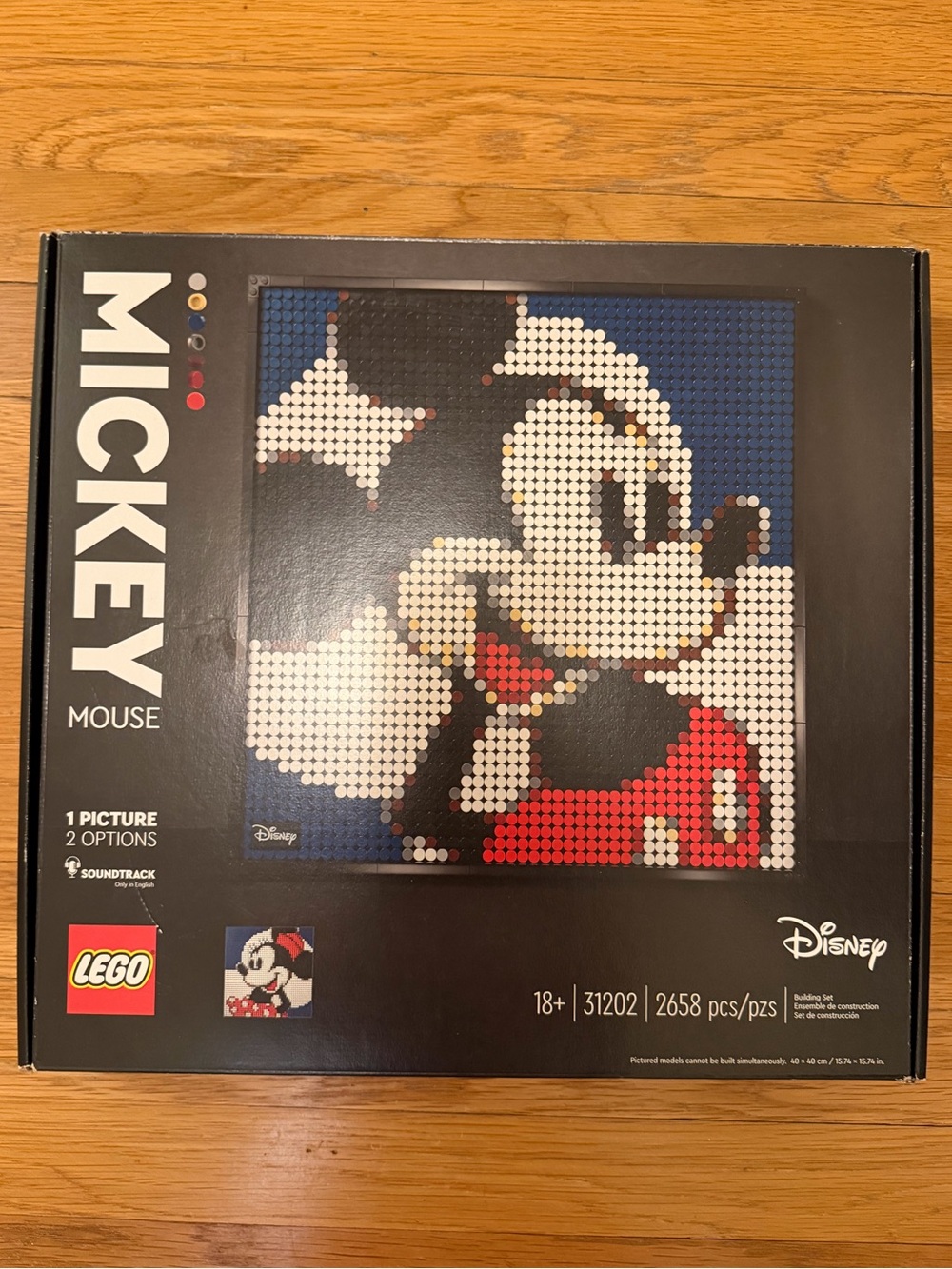NEW Retired LEGO Art Disney Mickey Mouse 31202